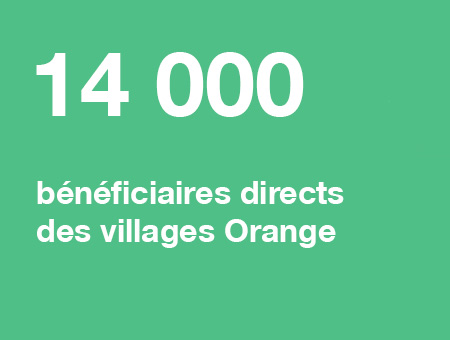 beneficiaires villages orange