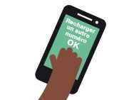 Recharger un autre numéro