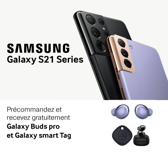 Lancement du Samsung Galaxy S21 5G en magasin et en ligne au