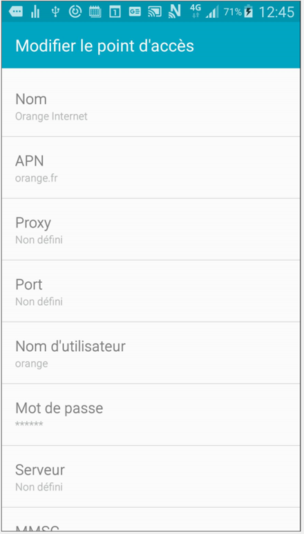comment configurer internet mobile orange